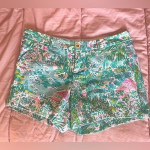 Lilly Pulitzer Sz 6 Callahan Dtretch Shorts EUC